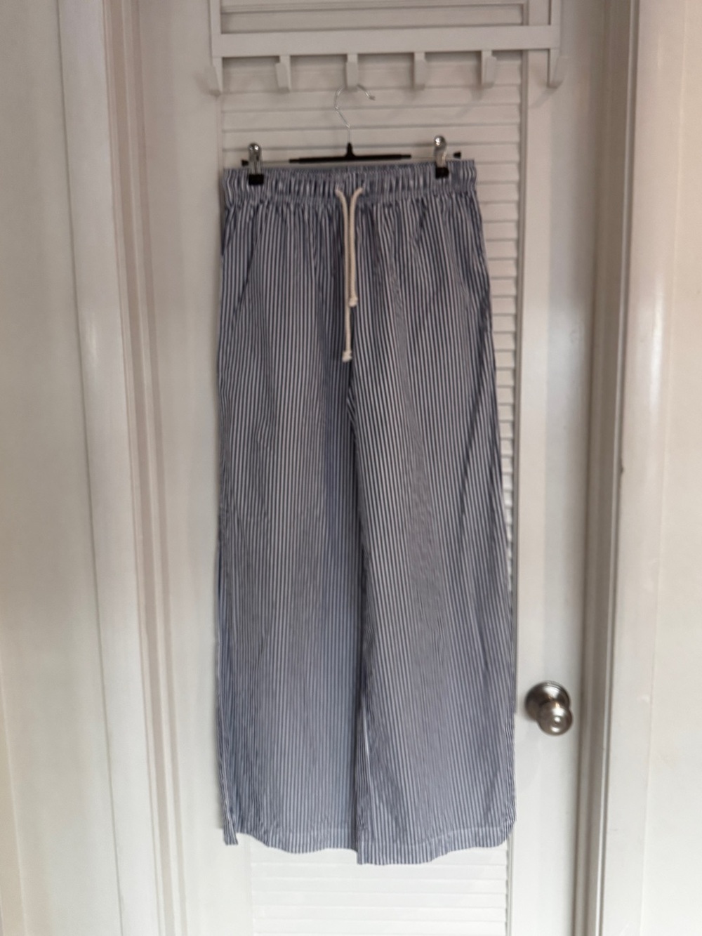 DONNI Pop Pants in Navy Stripe - Small - Picture 2 of 10